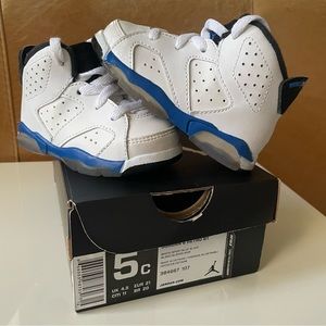 Nike Air Jordan 6 VI Retro 384664-107 Size 5c